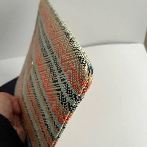 Kookai Multi Coloured Women’s Clutch Purse Bag Pre Owned Stain On Corner - Picture 7 of 15